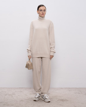 Demiur Бежевые джогеры из кашемира CASH429