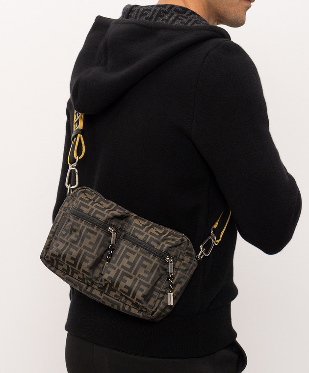 Fendi Коричнева сумка Camera Case 7VA695B12N зображення 2