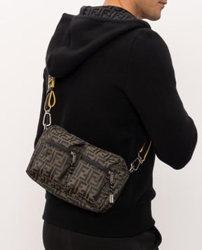Fendi Коричнева сумка Camera Case 7VA695B12N
