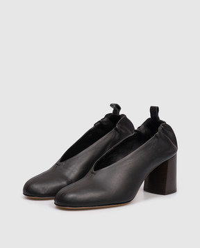 3.1 Phillip Lim Черные кожаные туфли Nadia SP22T814NCL
