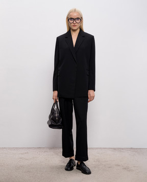 The Row Черный жакет Delvin из шерсти 10770W4319