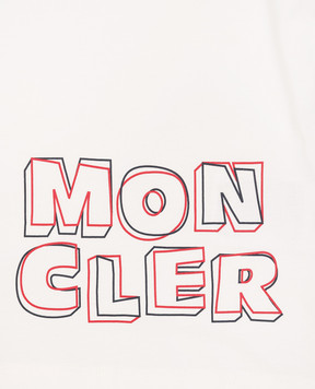 Moncler ENFANT Детская футболка с принтом логотипа L19548C0000689AFV1214