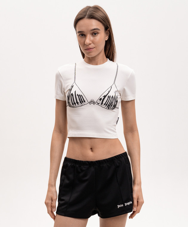 Palm Angels Білий топ Bra Baby PWAA077S26JER002 зображення 2
