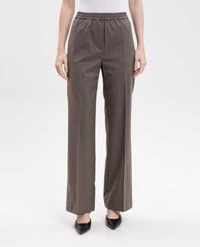 Max Mara Weekend Коричневые брюки PETRA с шерстью WKDPETRA