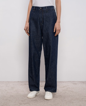 MooRER Сині джинси CABIRIAN з патчем логотипа CABIRIANJLGD