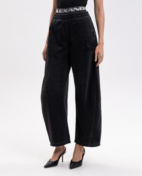 Alexander Wang Черные джинсы с эффектом наложения слоев UDC4264302