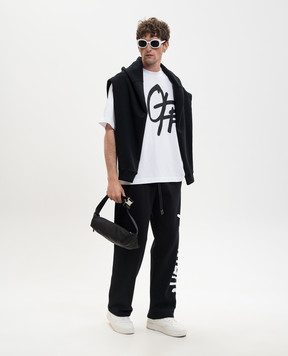 Off-White Біла футболка з принтом логотипа Spray 44MAA120S26J00L