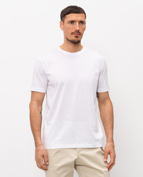 Pini Parma Біла футболка прямого крою TSHJERBCO