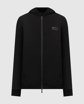 Moncler Чорна спортивна куртка з логотипом L10918G0001089AZY