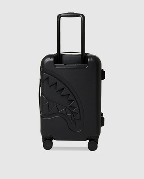 Sprayground Дитяча чорна валіза THE JOURNEY BEGINS SHARKITECTURE з логотипом 910CL291NSZ