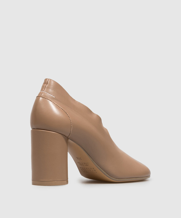 Maison Margiela MM6 Коричневые кожаные туфли S59WL0107P7557 изображение 3