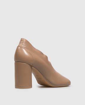 Maison Margiela MM6 Коричневі шкіряні туфлі S59WL0107P7557