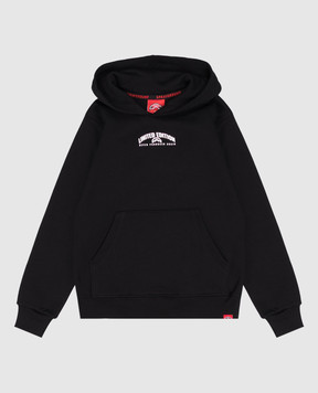 Sprayground Дитяче чорне худі з принтом логотипа SPY1488GBLK