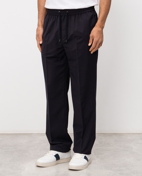 Peserico Сині штани з вовною R5423402561