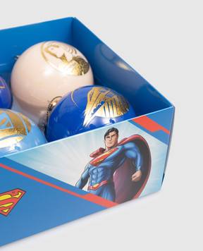 Warner Brothers Набор елочных шаров SuperMan 4 шт DC24420