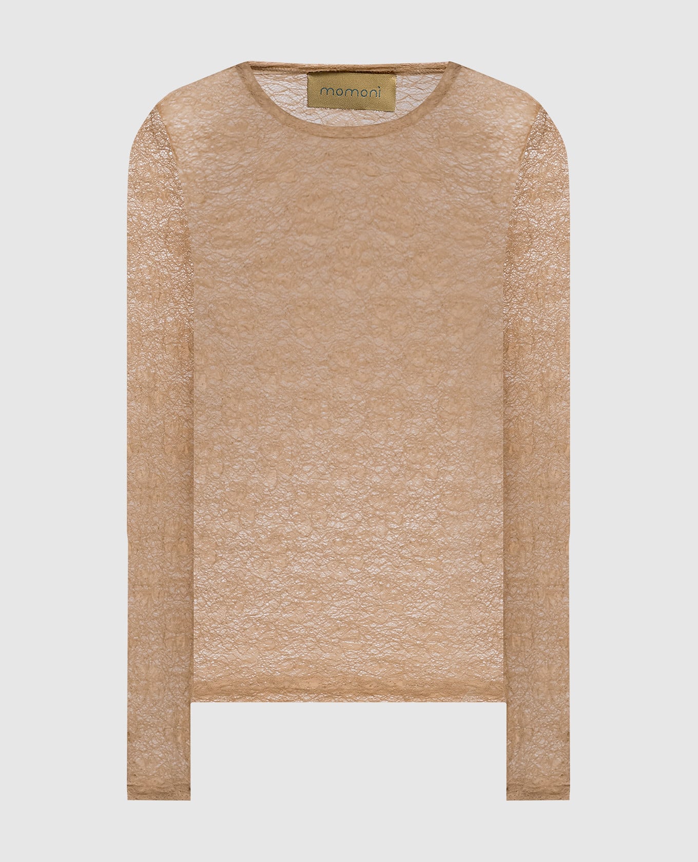 Бежевый топ WAINA из кружева