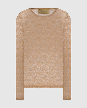 Momoni Бежевий топ WAINA з мережива MOTS011MO48