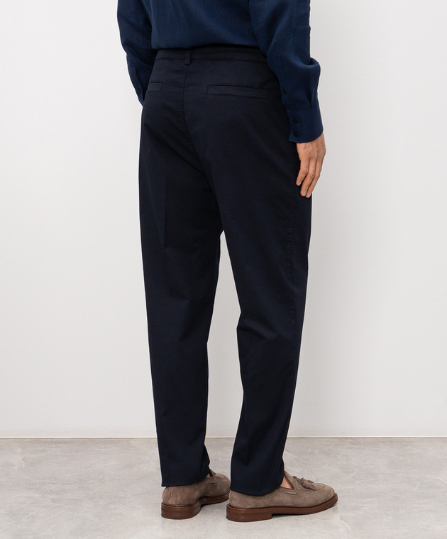 Brunello Cucinelli Синие брюки M289LH0660 изображение 4