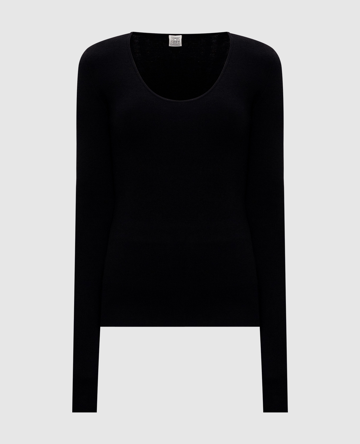 

Черный джемпер из шерсти, Джемпера