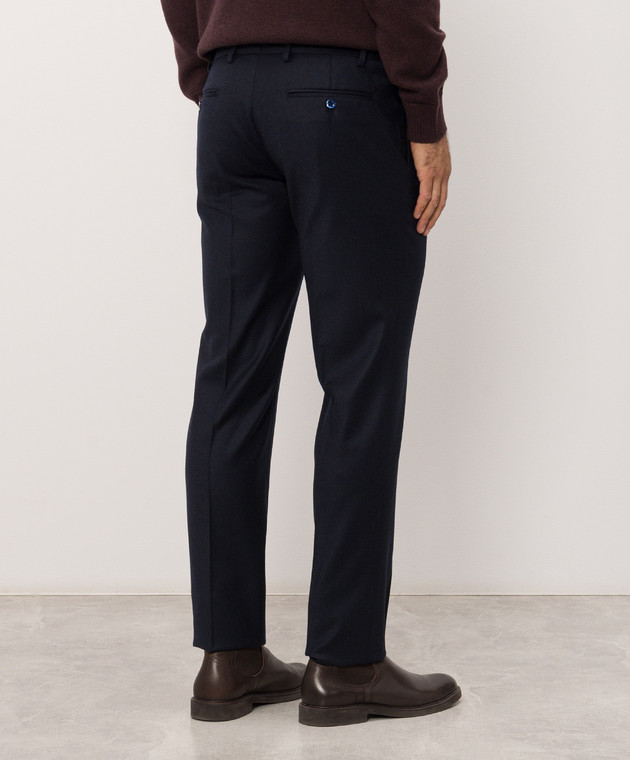 Bertolo Cashmere Синие брюки 000305001391 изображение 4