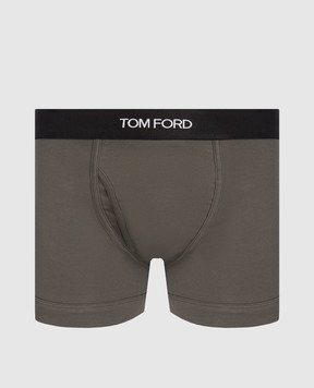 Tom Ford Труси-боксери кольору хакі T4LC31040