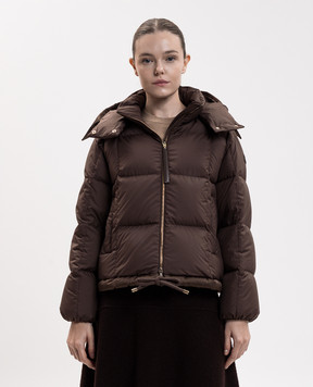 Moncler Коричневий пуховик Legerete L20931A00177597YW