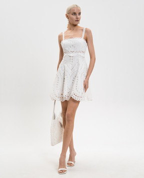 Charo Ruiz Белое платье мини Zeph 263603