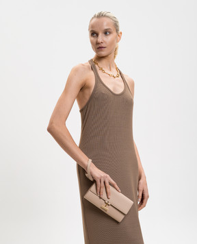 Tom Ford Бежевий шкіряний клатч S0508LCL095G