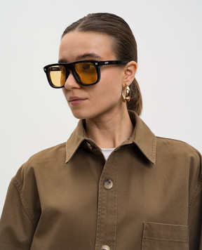 Off-White Черные очки Clearwater OERI14QF25PLA001
