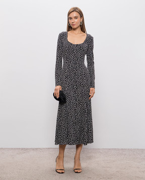 Dolce&Gabbana Черное платье миди F632XTFSAGK