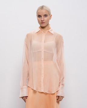 Ermanno Scervino Рожева блуза із шовку D482K387FWB