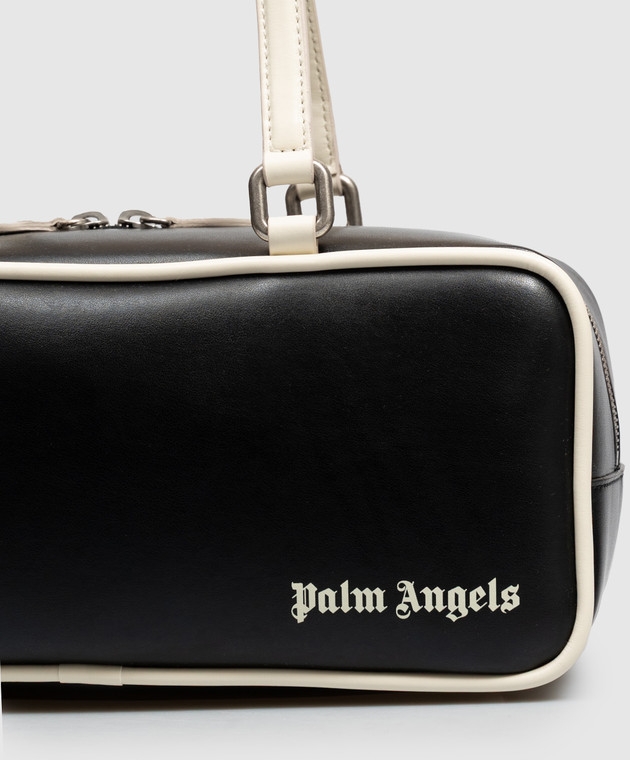 Palm Angels Чорна сумка-тоут з принтом логотипа PAWNN003FB001 зображення 4