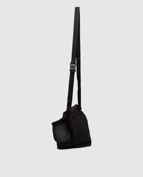 C.P. Company Черная сумка с вышивкой логотипа MAC228A110188G