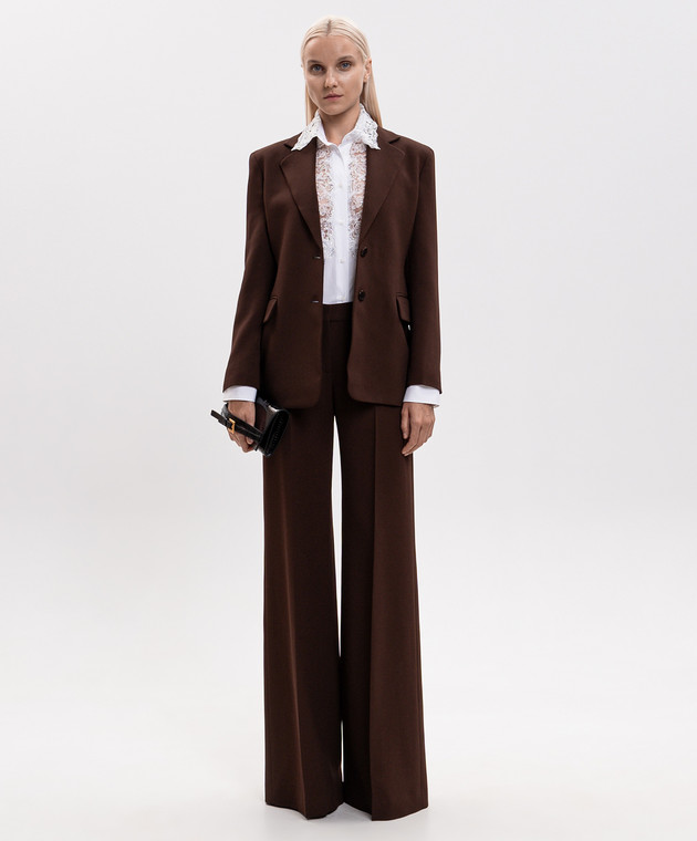 Ermanno Scervino Коричневые брюки D496P308ILM изображение 2