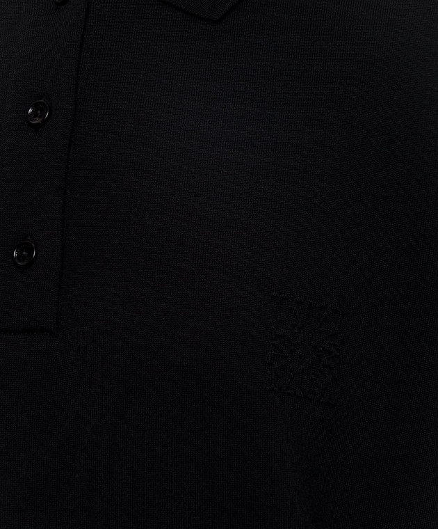 Max Mara Черный джемпер ALPACA из шерсти MXMALPACA изображение 5