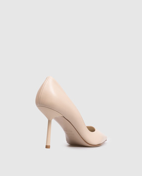 Le Silla Бежеві шкіряні туфлі Bella 4215C080BMPPNEM