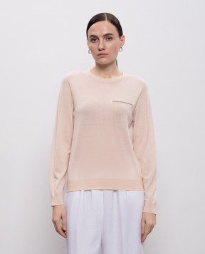 Peserico Рожевий джемпер з вовни A99059F18K09169