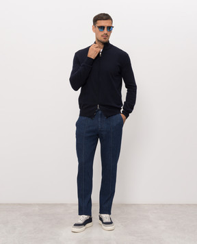 ISAIA Сині джинси PND016DJ137