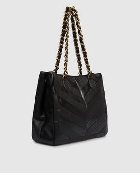 Valentino Черная кожаная сумка-тоут Laseine 8W2B0T12PSN