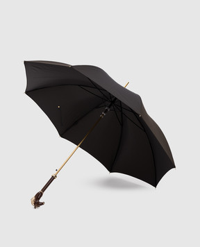 Pasotti Коричневый зонтик-трость Brown Horse OMITUO479RASOOXFORD17