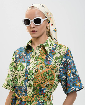 Alemais Бежева хустка Sidi із шовку 6630A