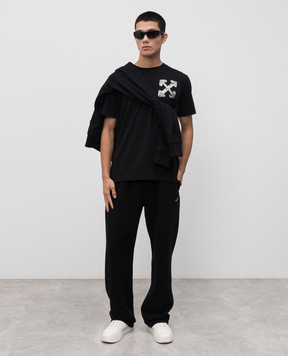 Off-White Чорна футблка Metal Off 44MAA027F5J00A