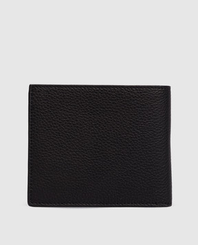 Tom Ford Черный кожаный портмоне с принтом логотипа Y0228LCL158S