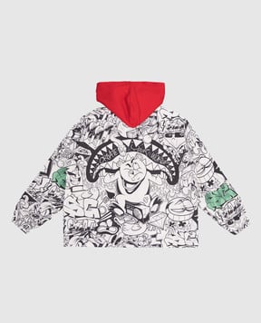 Sprayground Дитяча біла куртка Create Your World SPY1417