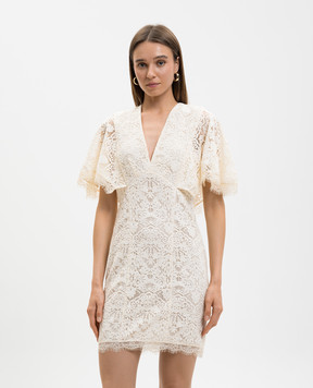 Twinset Платье цвета айвори из кружева 261TT2311