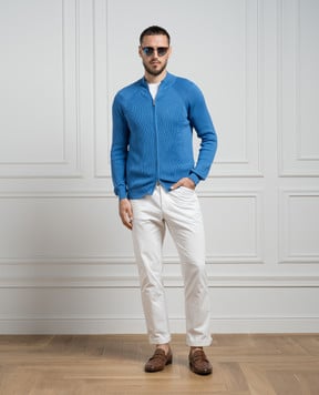 MooRER Синий кардиган Dean DEANCSP