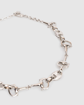 Reco Сріблясте кольє з кристалами CL1183P