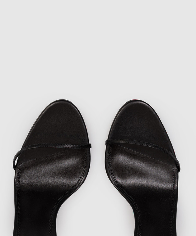 Paris Texas Черные кожаные босоножки Lidia PX1936XNPP3 изображение 4