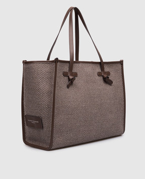 Gianni Chiarini Коричнева сумка Marcella у візерунок BS6850COMMSPIGA