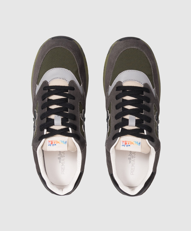 Premiata Дитячі комбіновані кросівки Demi 322394613640 зображення 4